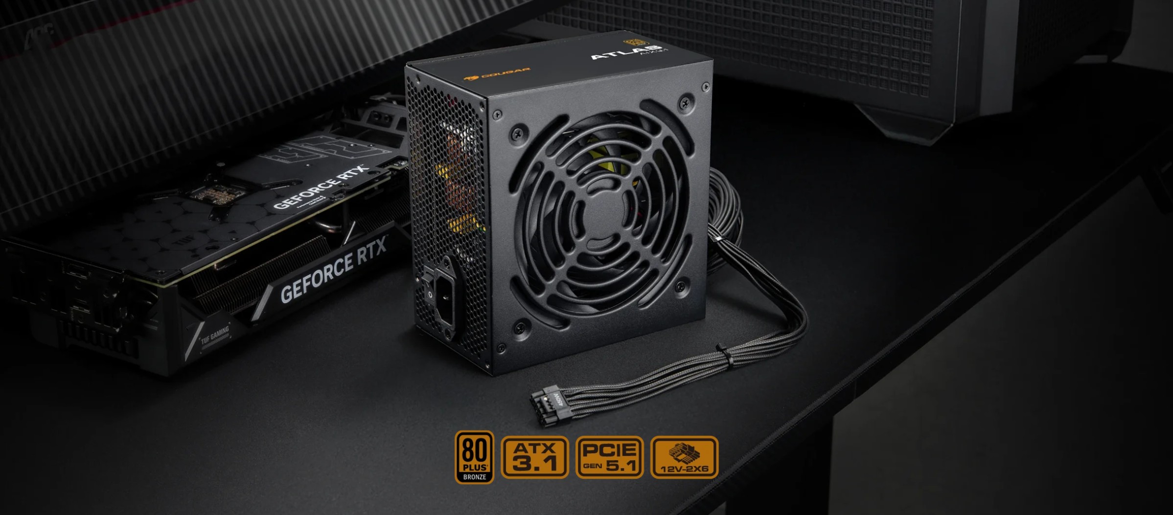 80 PLUS® Bronze認証・直付け式 750W電源ユニット「ATLAS 750 (ATX 3.1
